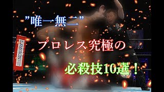 【”唯一無二”究極のプロレス必殺技10選！】
