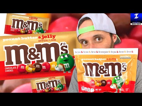 Peanut Butter & Jelly M&Ms Review | Crazy NEW Flavor