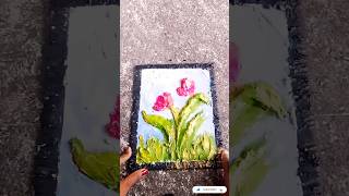 😱#painting #wallputtycraft #easy #art #trending #viral #shorts#homedecor #ayanaabhi