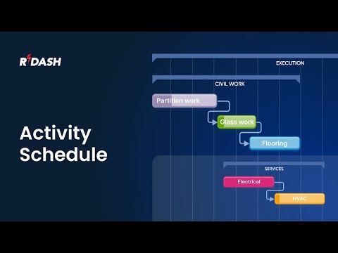 Launching RDash Activity Schedule: Deliver projects on time, every single time!