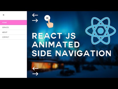 React js Animated side Navigation | Build a Navigation using framer motion | framer motion in React