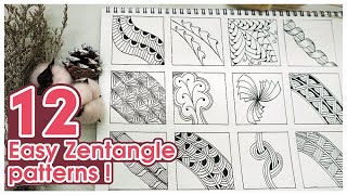 Mr. kidd_12 easy zentangle patterns 12個禪繞畫基本圖型練習＃30