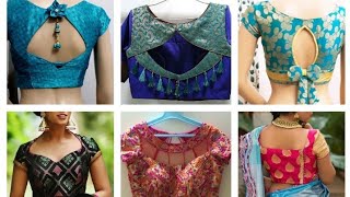 brocat blouse disigns new model/#boat neck blouse disigns/#neck disigns/#sleeves disigns