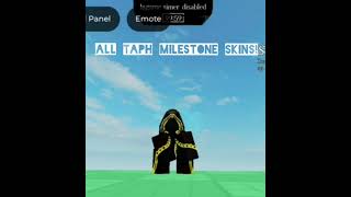 [FORSAKEN] All Taph milestone skins! #forsakenroblox #roblox #shorts #forsaken #taph