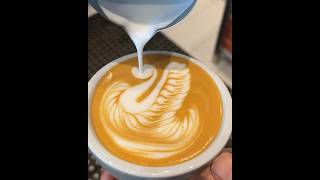 easy swan latte art