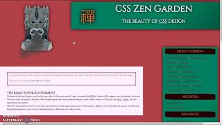 CSS Zen Garden Presentation