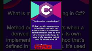 what is overloading, Equal , overriding ? #technology #tech #techno #coding #oopsconcept #csharp