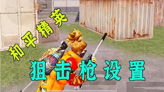 和平精英丨狙击枪打不准？修改这三个设置，让你秒变神枪手！【亦枫解说】