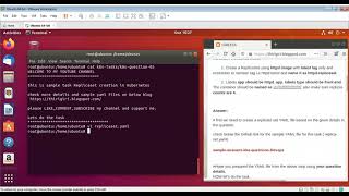 A simple ReplicaSet creation in k8s cluster #Linux #k8s #ReplicaSet #cluster #howto #learning