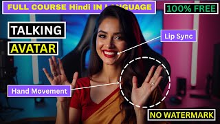 Realistic Talking AI Avatar for FREE (With Hand Movements) | Full Course in Hindi