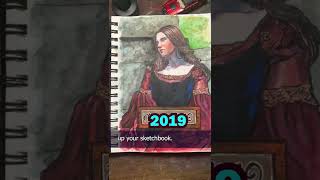 I Always Go A Little EXTRA On The First Page Of My Sketchbook