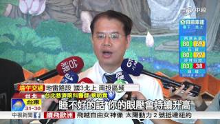 睡覺缺氧常猝醒 眼疾風險高恐瞎│中視新聞20160612