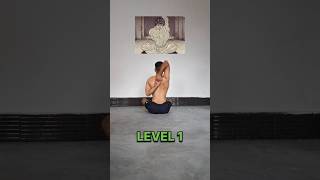 Baki/Anime style training poses Level 1 to 8 🥵! #flexibility #yoga #fitness #gym #workout #mobility