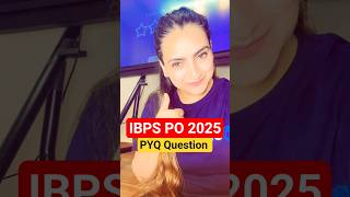 IBPS PO 2025 PYQ Question #ibpspo #pyqstrategy #oliveboard #english #shorts