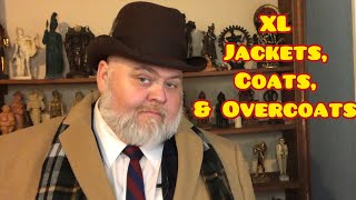 XL JACKETS, COATS & OVERCOATS #BIGPRETTY #XLMENSFASHION #overcoats