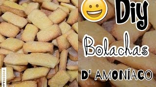 DIY bolacha d' amoníaco - DELICIOSAA | Ingrid