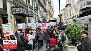 What Day 1 of the WGA Strike Looks Like So Far | THR News