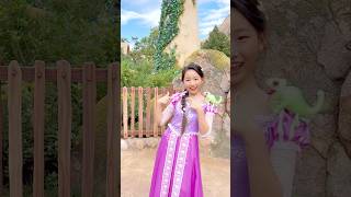 ラプンツェル変身動画🩷💜 #disney #ディズニーシー #ファンタジースプリングス #ビビディバビディブティック #ラプンツェル #ディズニープリンセス #変身動画 #ディズニーハロウィン