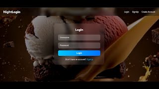 🌌 Full Video Background Login Page + Animated Navbar | HTML & CSS Only