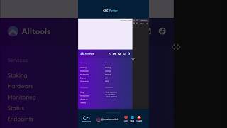 CSS Footer #HTML #css #frontend #coding #webdev #js #cssanimation #cssprojects #codingtutorial