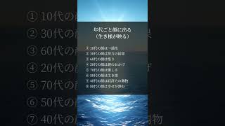 年代ごとに顔に出る　#人生好転#自己啓発#名言#名言集#格言#人生