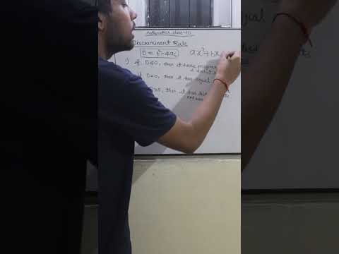 class-10 quadratic equation discriminant method #class10basicmathimportantquestion #maths
