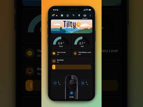 Home Assistant smart leveling dashboard! #smarthome #smartvan #automation #vanlife #homeassistant