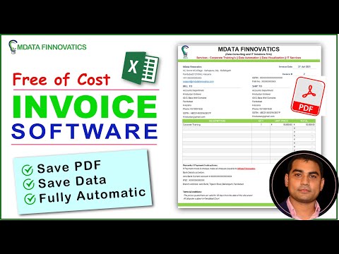 Create Invoice in Excel | Excel Invoice | BILL | Excel to PDF  #CreatingForIndia