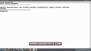 Quality Assurance Tutorials For Beginners | software qa training course | Free Demo | H2KInfosys