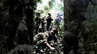 Fierce Jungle Battle | US Army Girl Down, Troops Fight Back #army