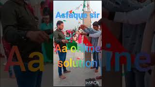 aa online solution by asfaque Sir 🤗😊😊 #short #shorts