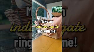 Indian agates have my heart! #summerjewellery #indian #agate #jewelry #goldring