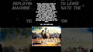 The Great Emu War of 1932 #history