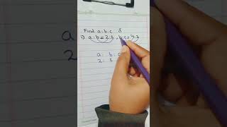 How we can find out the ratio of three terms| ratio|method of finding ratio|