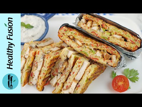 Grilled Chicken KETO Sandwich Recipe By Healthy Food Fusion