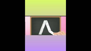 How to write letter A