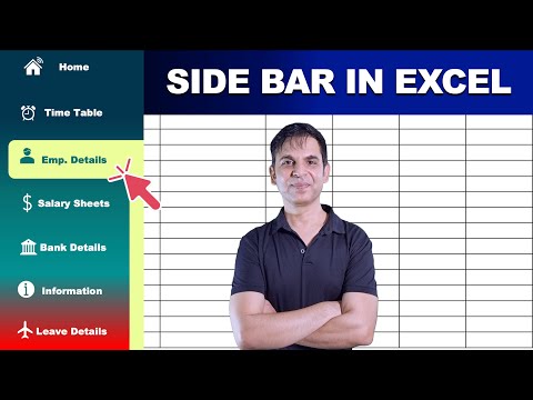 Insane Excel Custom Sidebar – Interactive & Professional