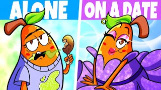 😱 Alone VS On a Date: Girl Struggles You Won’t Believe! 😂 | Pear Vlogs
