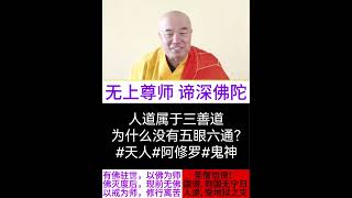 人道属于三善道为什么没有五眼六通？_天人_阿修罗_鬼神#禅定#医学#佛法#道#法#修行#智慧#释迦牟尼佛#功夫#气功#政治#宗教#哲学#科学#风水#密宗#瑜伽