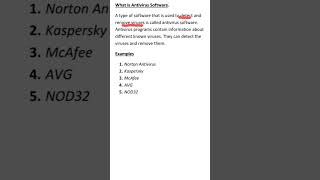 Antivirus #antivirussoftware #viralreels #shortshorts #trending #technology #computer