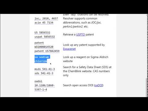 chemsearch.kovsky.net useful tricks