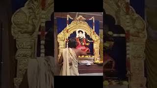 Siddhi Vinayaka in pomegranate seeds alankar sankasti puja