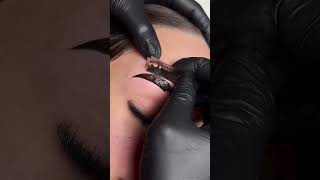 henna clour tint application 💝#brows