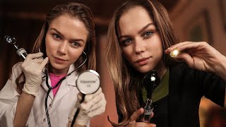 ASMR Home Doctor Physical Exam with My Sister Alisa, Bilingual Medical RP