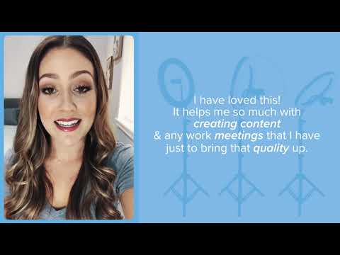Aduro U-Stream 10" Ring Light Tripod Review & Tutorial Video!!