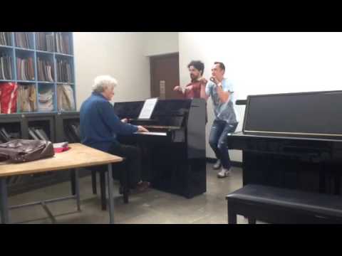 Ensayo con el maestro Boronkov
