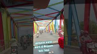 Jembatan Rainbow di Tegal🤗😍#tegal#kotategal#shortvideo#shorts