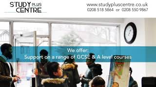 Study Plus Centre  (Ilford) | Expert Tuition From £12.50p/h