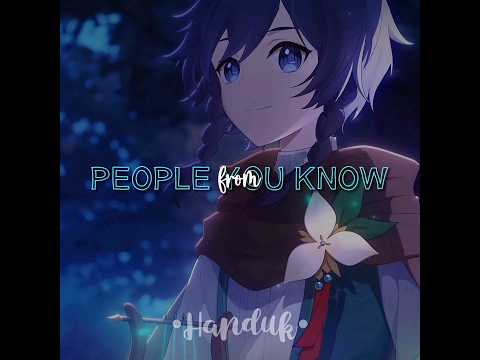 Venti & Nameless Bard - People You Know |#genshinimpact #edit #venti #shorts #fyp| quite off beat 😭