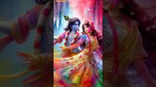 Hindu Festival Status🕉Holi 4k Status🚩Holi Special whatsapp status🚩Radha Krishna Love status #sorts